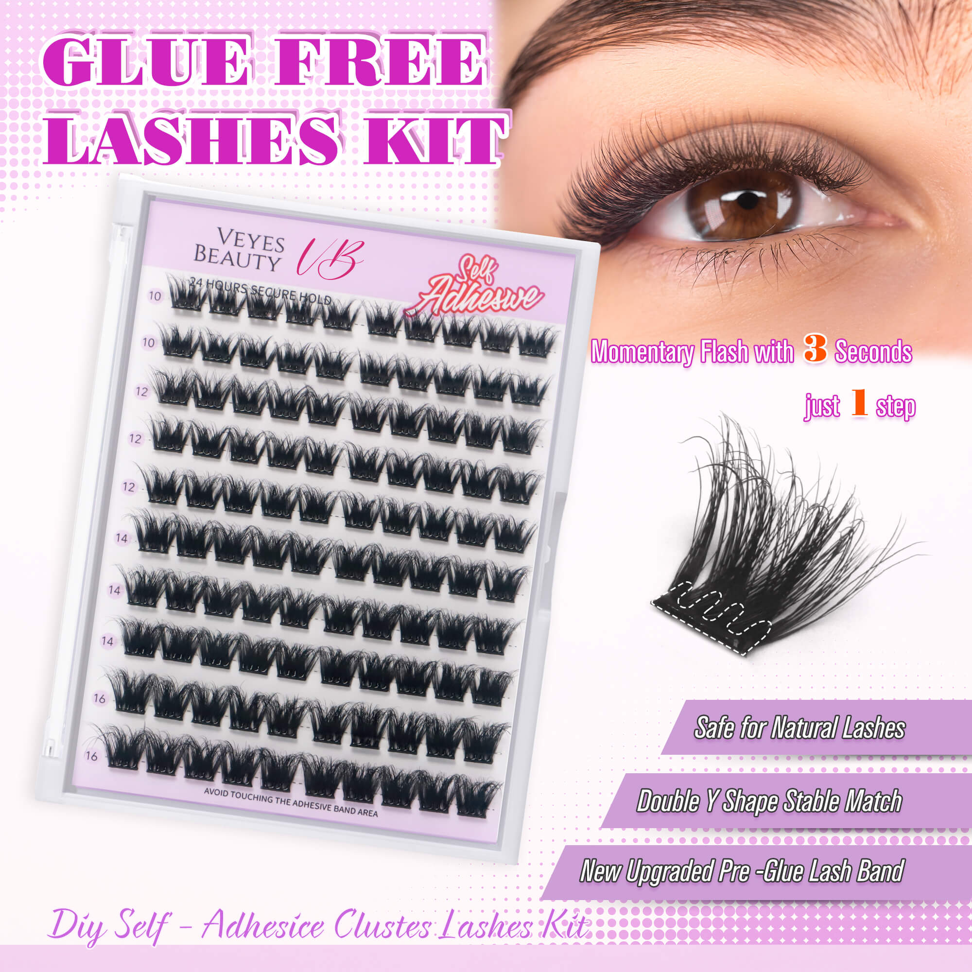 Self Adhesive Lashes-Marvel