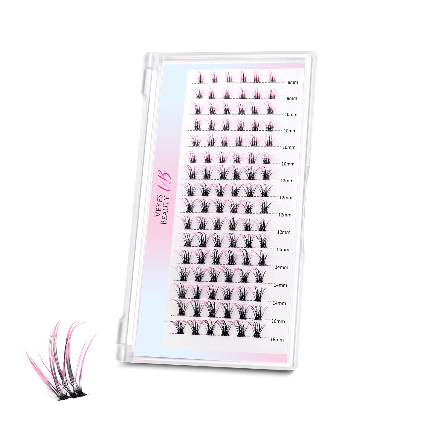 Ombre Pink & Brown Lash
