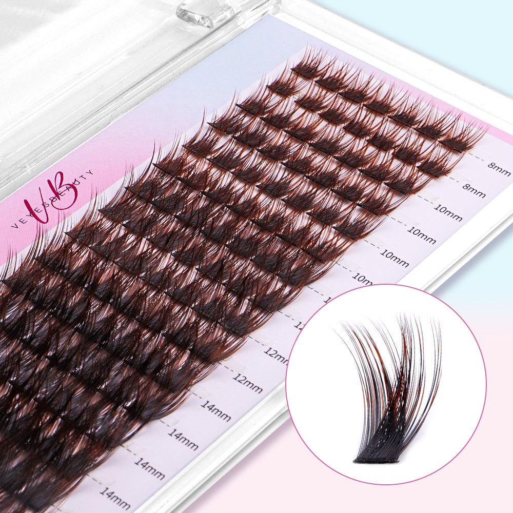 Ombre Pink & Brown Lash