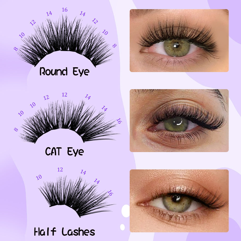 DIY Lash | Bottom Lash | 7D 20D Clusters | One More+ Lashes